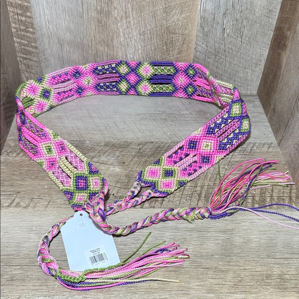 Handmade Handwoven Mexico Boho Belt